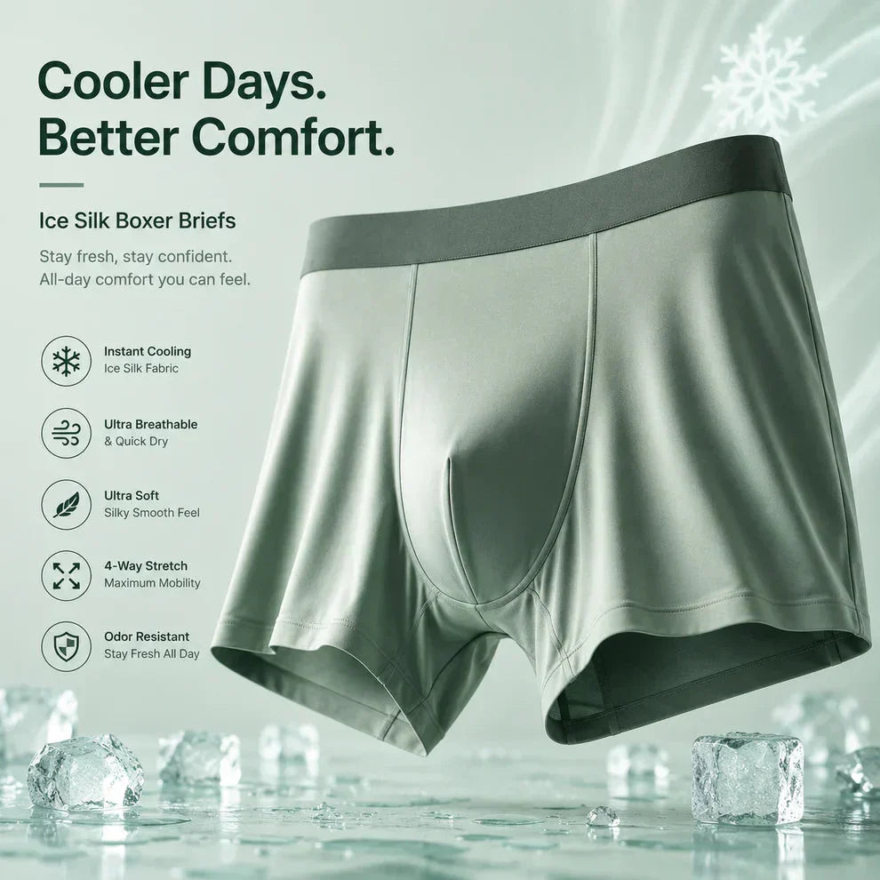 👑 Men's Premium Comfort Boxer Briefs | Ultra Soft & Breathable | Pack of 6