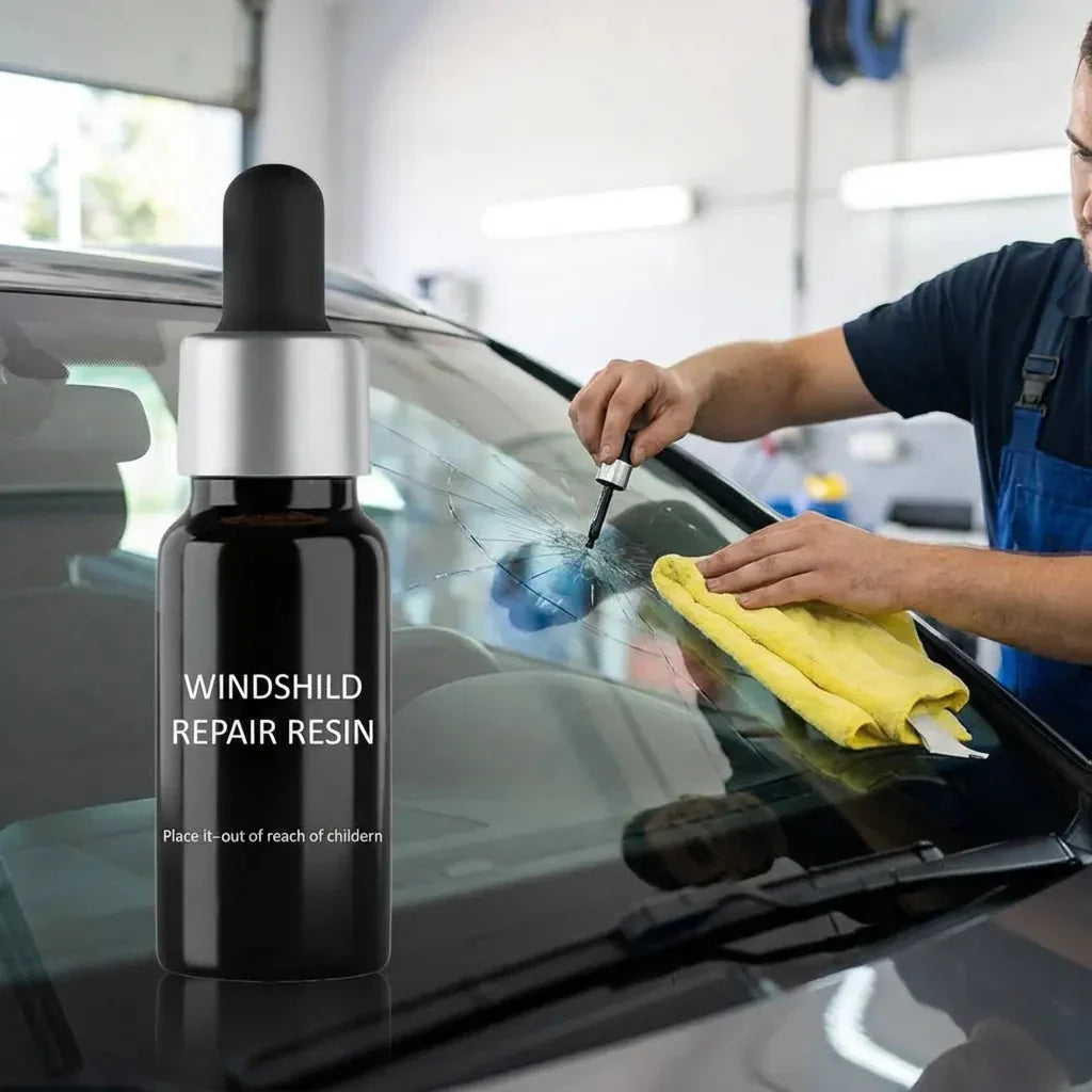 ✨ Fix Windshield Cracks in Minutes | Premium Glass Repair Kit (Pack of 2)