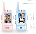 Kids Video Walkie Talkie with Camera – 2-Way Voice Communication, 2-Pack